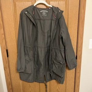 Fatface London Green Rain Jacket - Size UK 14 (US 12)